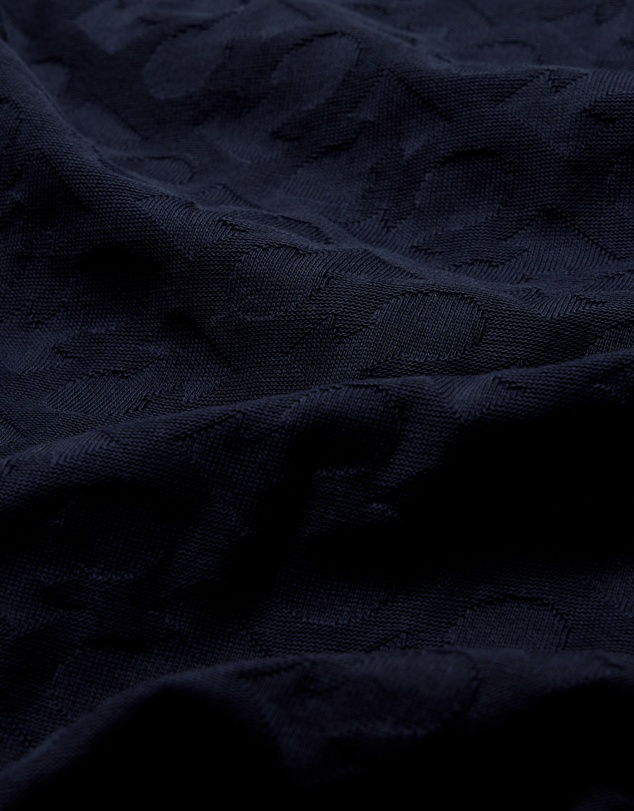Calibre - Monogram Jacquard T-shirt Navy