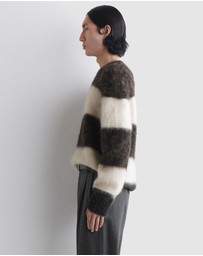 COS - Colour-Block Mohair Crew-Neck Jumper