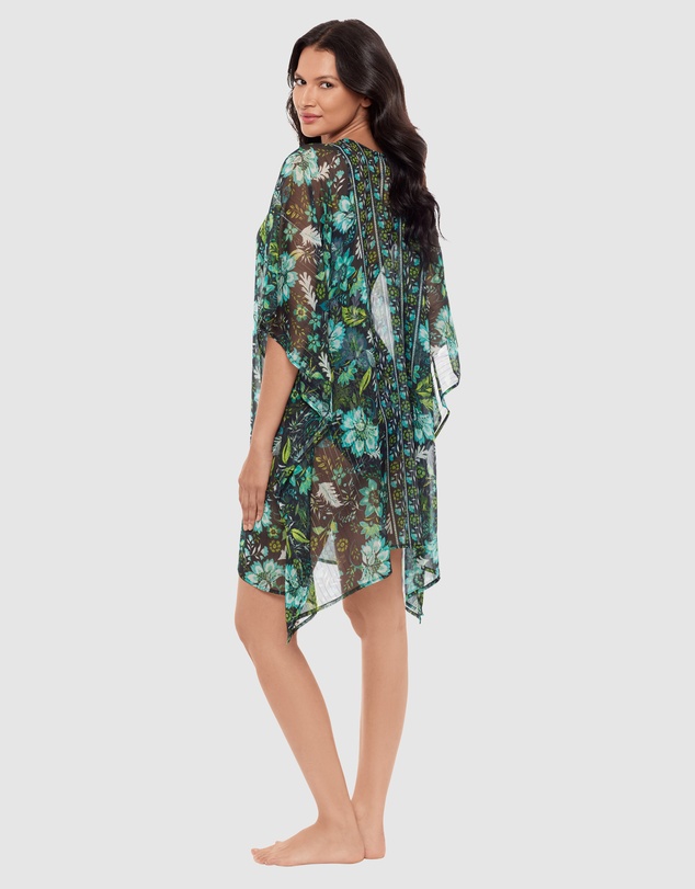 Miraclesuit Swimwear  - Florica Sheer Chiffon Caftan Beach Cover Up