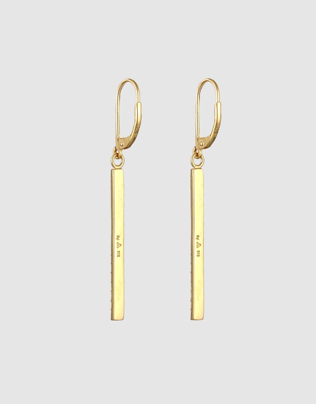 Elli Jewelry - Rainbow Drop Earrings in Gold-Plated 925 Silver