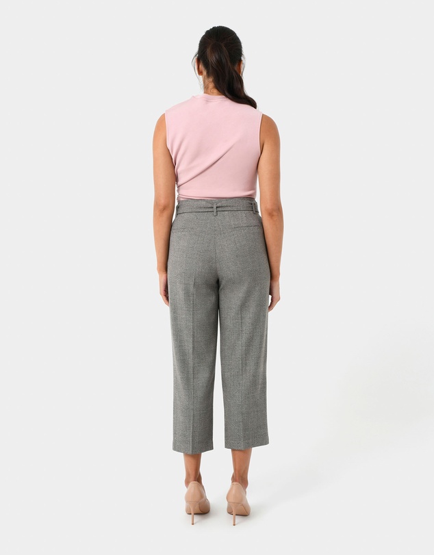 Forcast - Kai Checked Crop Pants