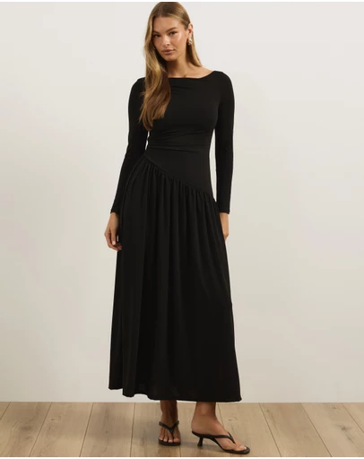 Atmos&Here - Rae Long Sleeve Maxi Dress