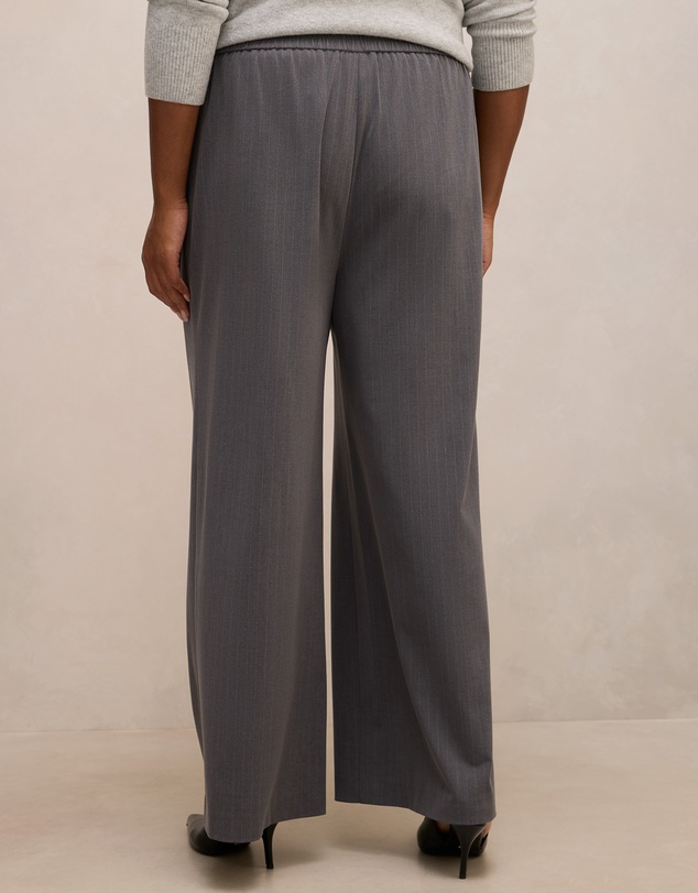Forever New Curve - Liliana Curve Elastic Pinstripe Pants