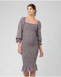 Ripe Maternity - Willow Shirred Dress