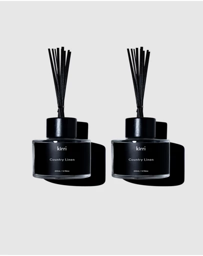 Kirri by Scent Australia Home - Country Linen Reed Diffuser Duo