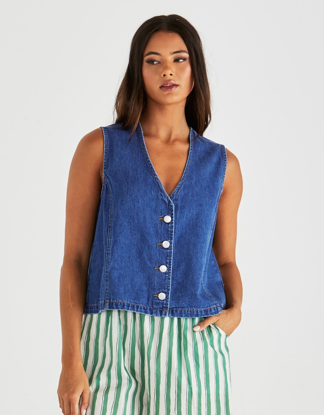 Sass - Sabine Denim Vest