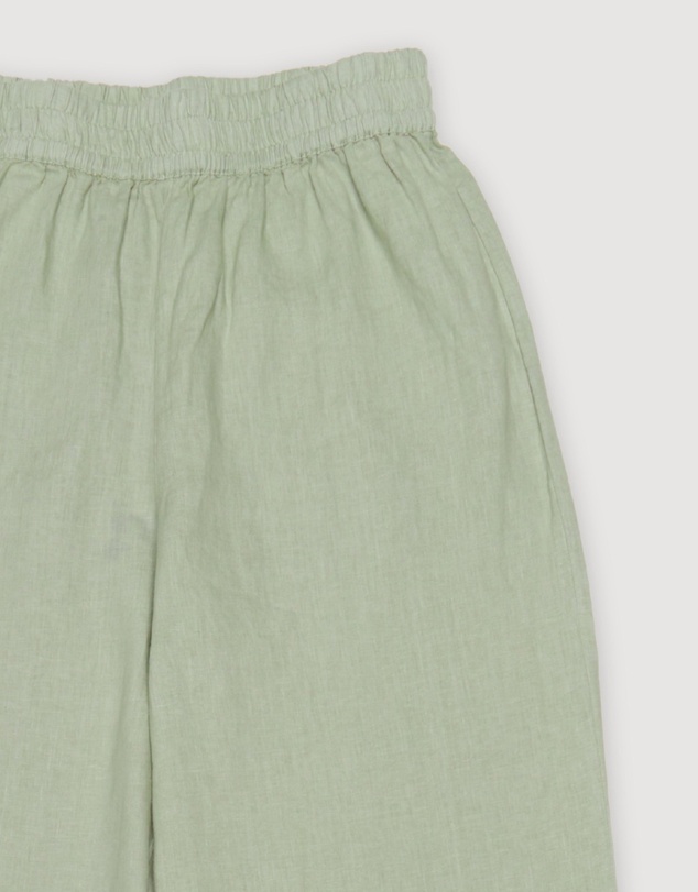 Revibe - Repaired Assembly Label Linen Pant