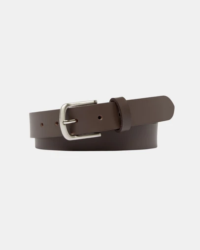 Buckle - Flint. Australian Made Buffalo Leather Belt. 30mm width.