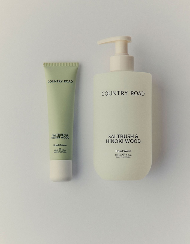 Country Road - Australian Made Saltbush & Hinoki Wood Hand Care Set