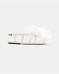 JW PEI - Fluffy Flats Sandals