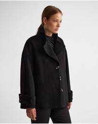 Oxford - Sarina Wool Blend Scarf Jacket