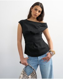 TOPSHOP - Casa Cinched Waist Top