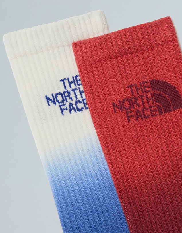 The North Face - 2-Pack Everyday Dip Dyew Crew Socks