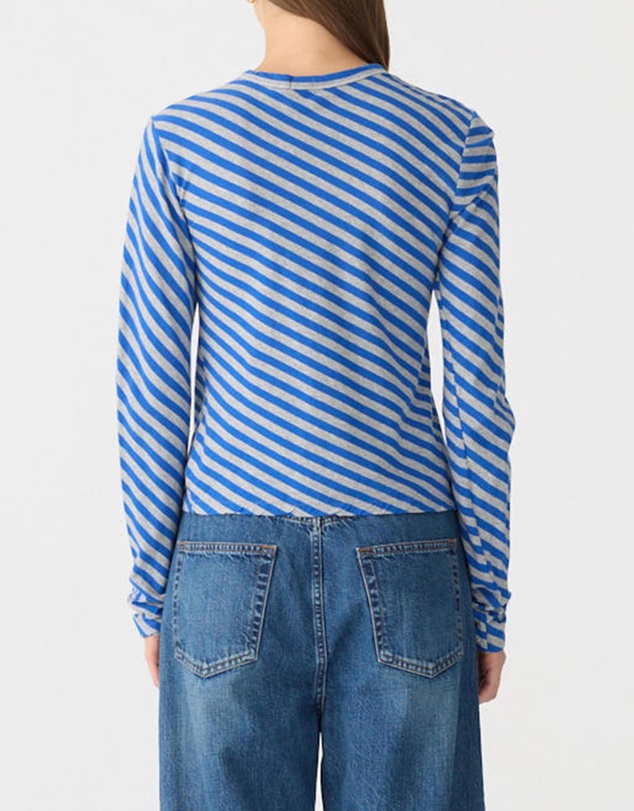 Bassike - Bias Stripe Baby LS T-Shirt