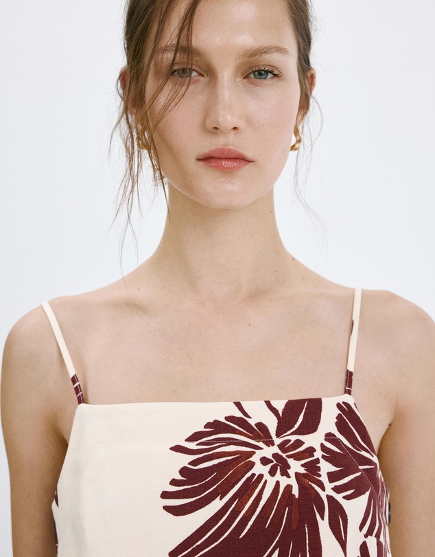 M.N.G - Floral Print Spaghetti Strap Top