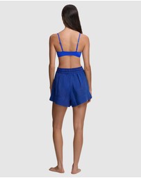 Polo Ralph Lauren - Organic Cotton & Linen High Waist Beach Short