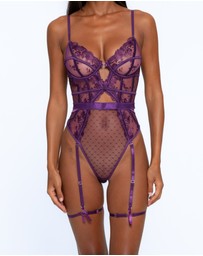 One Empire - Jayda Purple Bodysuit