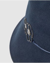Max Alexander - Felt Navy Trilby Hat