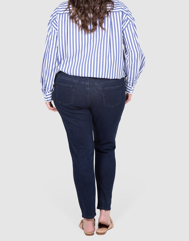 Love Your Wardrobe - Cara Overdyed Stretch Jeans