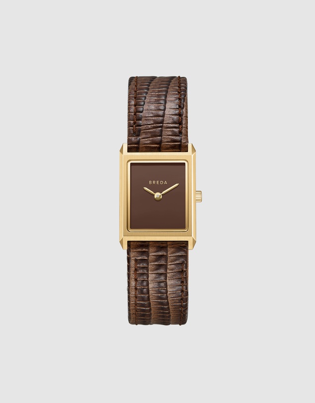 Breda - Virgil 1765c Leather Band Watch, 20MM