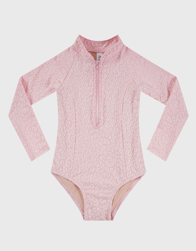 Aqua Blu Kids - Stepping Stones Long Sleeve One Piece - Kids