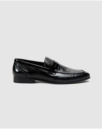 Politix - Patent Saffiano Texture Loafers