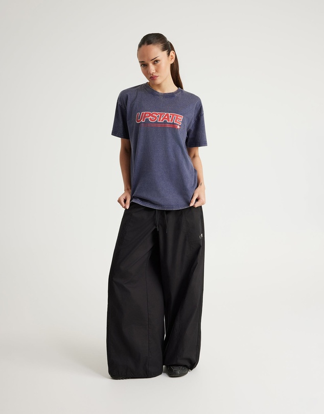 Upstate - Thrive T-Shirt - Midnight Navy/Snow Wash
