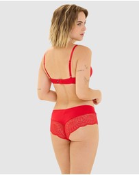 Billet Doux - Fidele Shorty Style Microfibre & Lace Brief