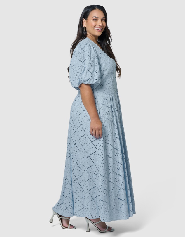 Something 4 Olivia - Sophia Broderie Maxi Dress