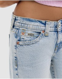 BDG By Urban Outfitters - BDG Kayla Lowrider Light Vintage Jeans