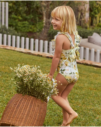 Aqua Blu Kids - Holly Frill One Piece - Babies