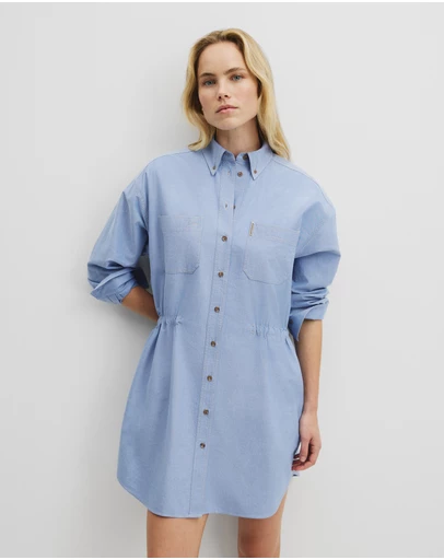 Country Road - Oxford Workwear Shirt Dress