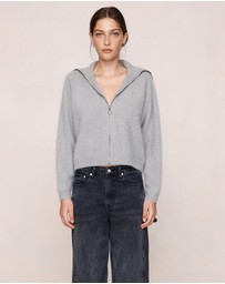 Marle - Oscar Wool-Cashmere Zip Up Cardigan
