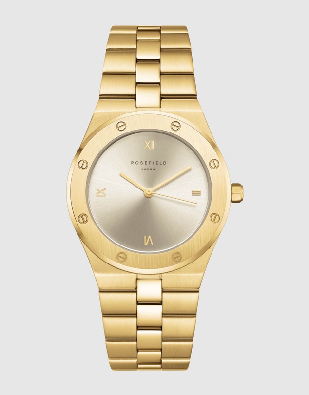 Rosefield - Rose Sunray Gold-Tone Bracelet Watch