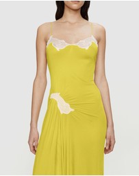 Christopher Esber - Delphin Lace Rib Cami Dress