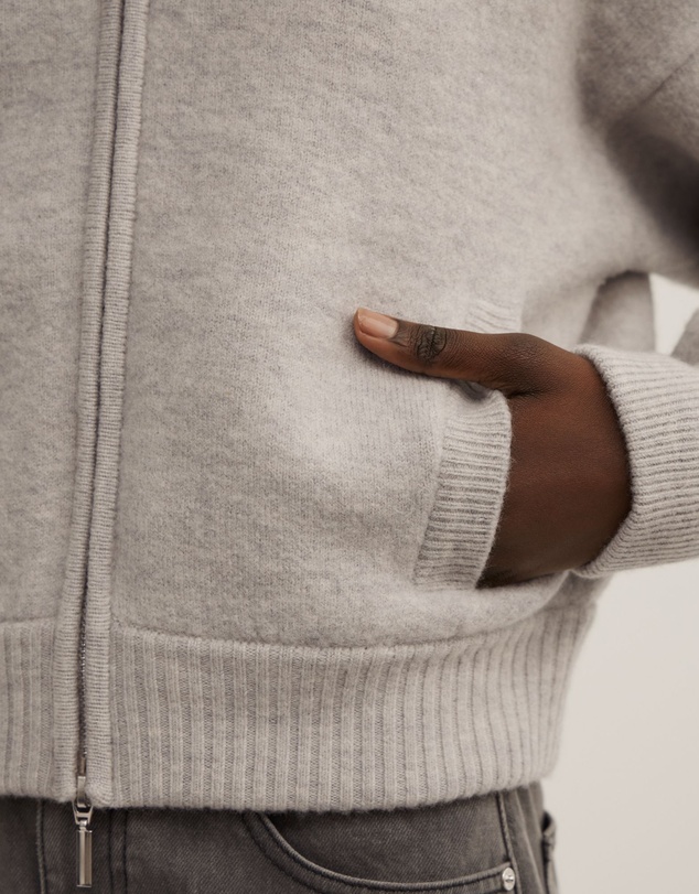 Witchery - Wool Knit Bomber Jacket