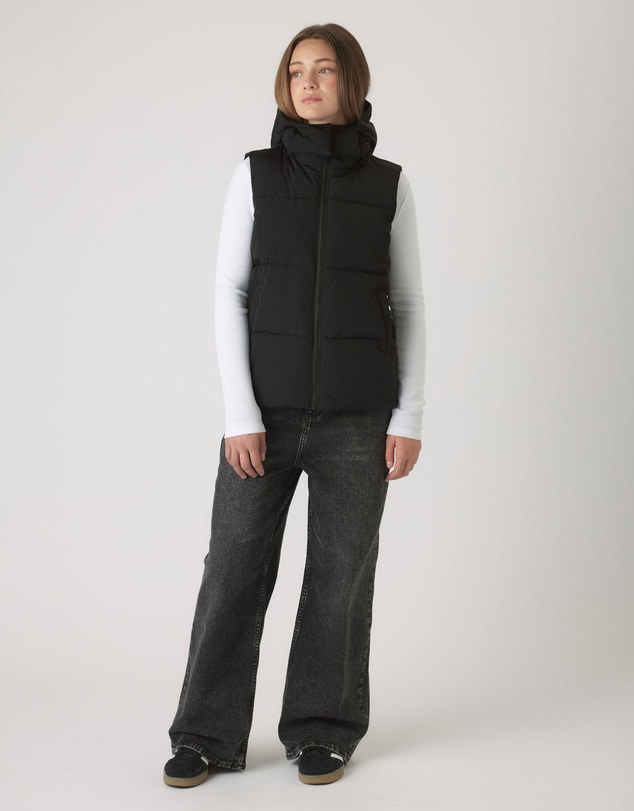 Decjuba Kids - Decjuba Hooded Puffer Vest - Teens