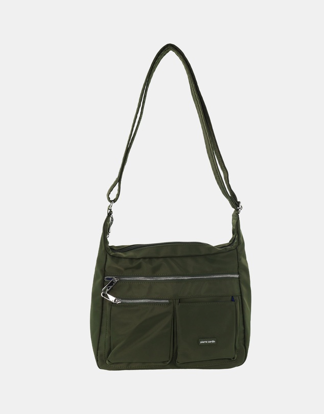 Pierre Cardin - Pierre Cardin Nylon Anti-Theft Cross Body Bag