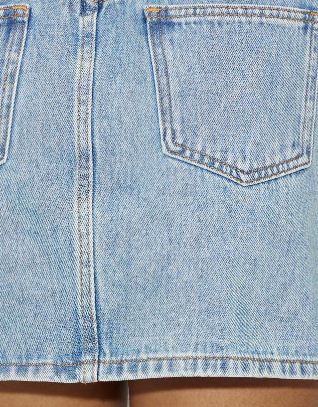 Dazie - Glow Getter Denim Mini Skirt