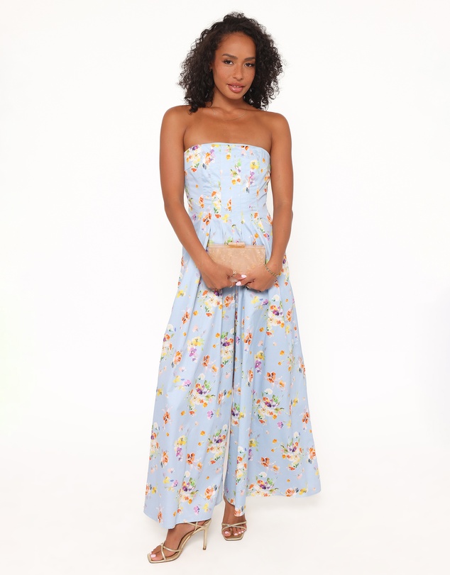 Petal & Pup - Wren Jumpsuit - Cornflower Blue Floral