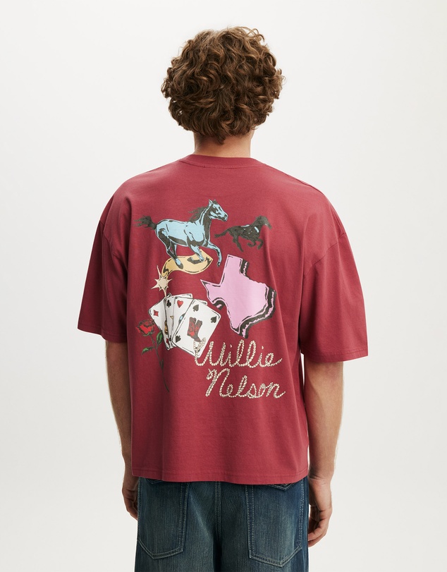 Cotton On - Cropped Fit Music T-Shirt