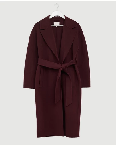 Revibe - Repaired Assembly Label Ivy Wool Coat - AU 8