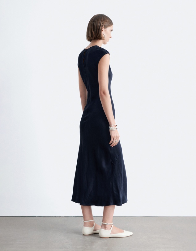 & Other Stories - Fitted Satin Maxi Dress