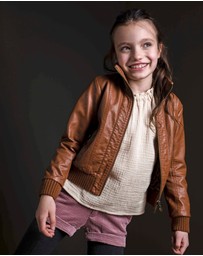 Like FLO - Fancy Woven Long Sleeve Blouse - Kids-Teens