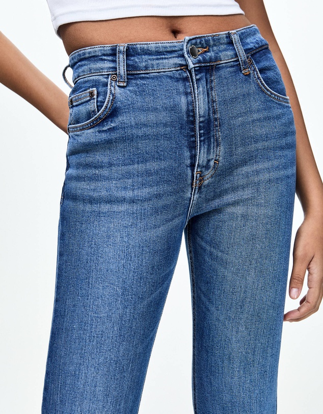 Pull&Bear - Flared High-rise Skinny Jeans