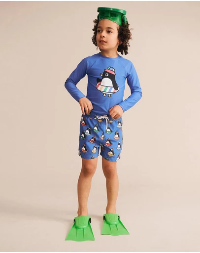 Huxbaby - Vacay Percy Swim Boardshorts - ICONIC EXCLUSIVE - Babies-Kids