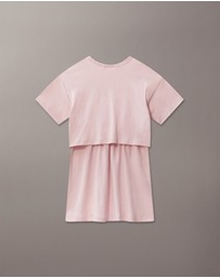 Calvin Klein Jeans - Girls Layered T-Shirt Dress
