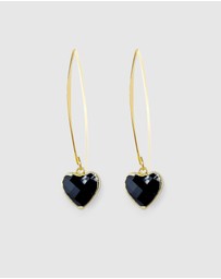 Miz Casa and Co - Hazel Heart Hook Earrings