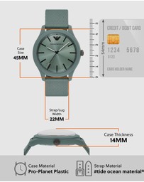 Emporio Armani - Green Analogue Watch