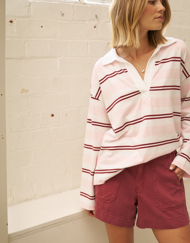 Ceres Life - Shelby Slouchy Rugby Top